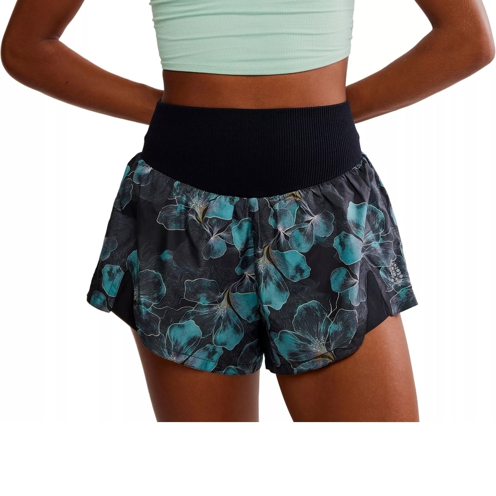 FP Movement by Free People Carpe Diem Shorts In Midnight Floral
